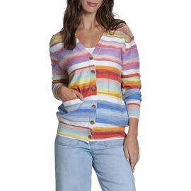 APNY APNY Space Dye Stripe Cardigan
