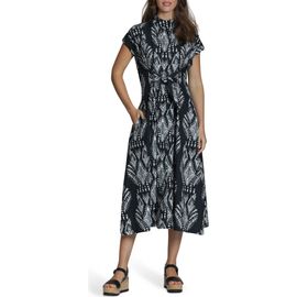 APNY APNY Tie Front Cotton Midi Dress