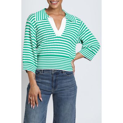 APNY APNY V-Neck Polo Sweater