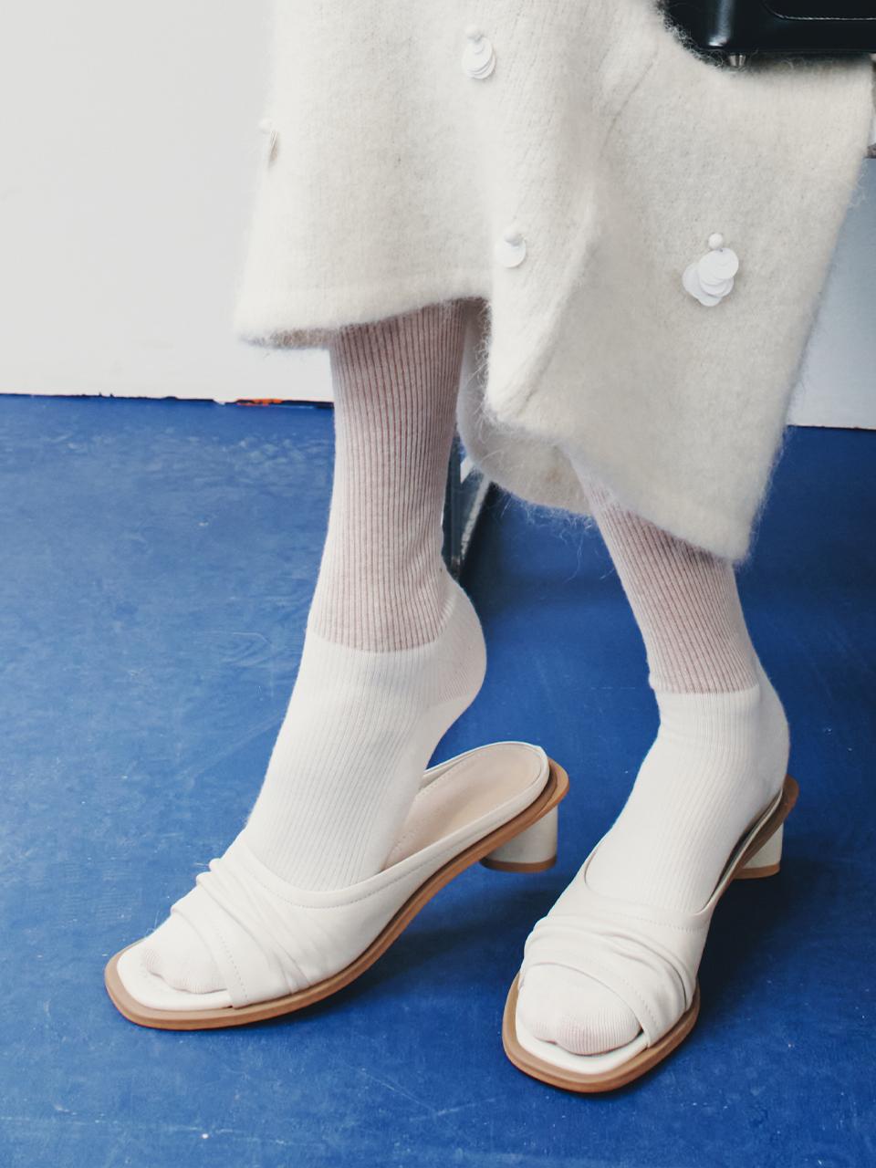 APOA Pli Square Mule_Off White