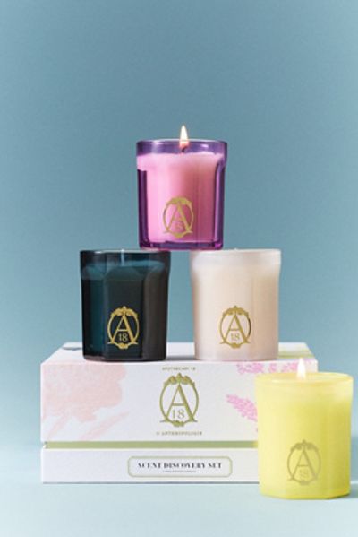 Apothecary 18 by Anthropologie Apothecary 18 Core Mini Candle Discovery Set, Set of 4