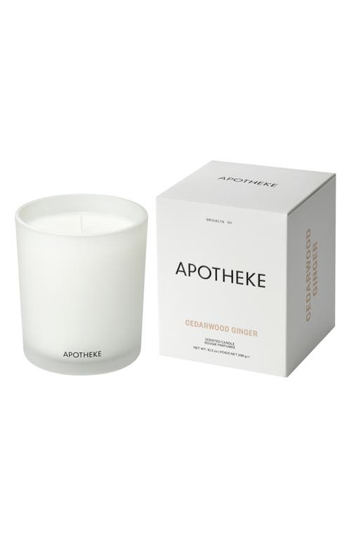 APOTHEKE APOTHEKE Cedarwood Ginger Classic Scented Candle 