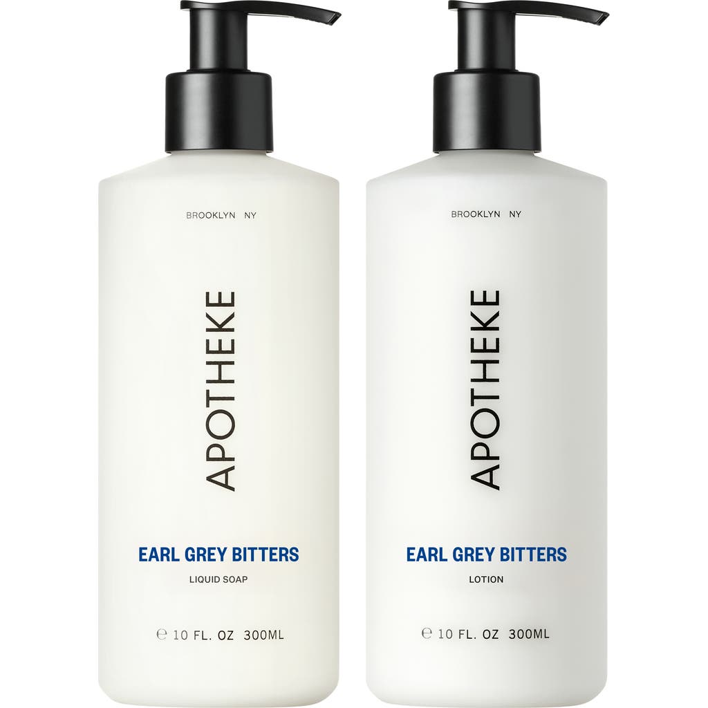 APOTHEKE APOTHEKE Earl Grey Liquid Soap & Lotion Set