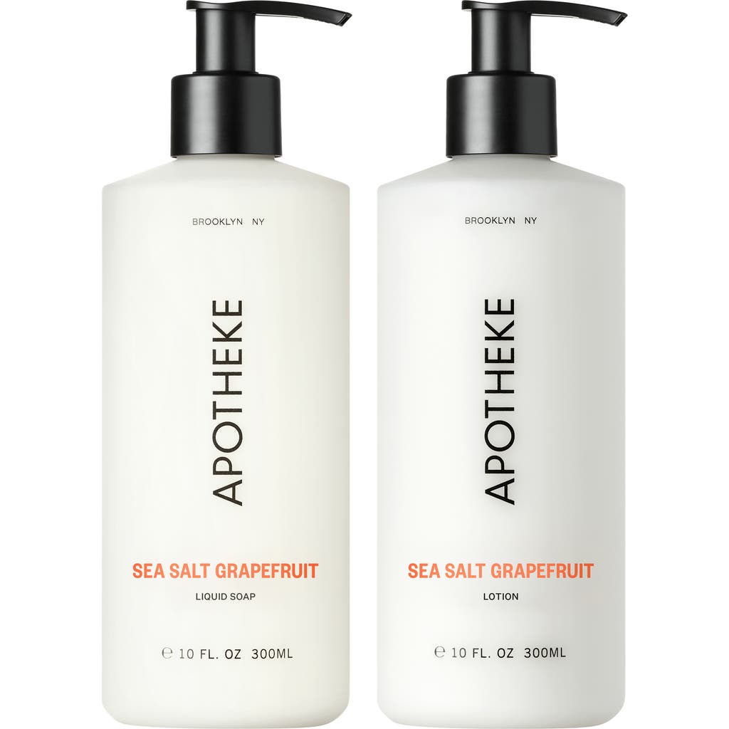 APOTHEKE APOTHEKE Sea Salt Grapefruit Liquid Soap Set