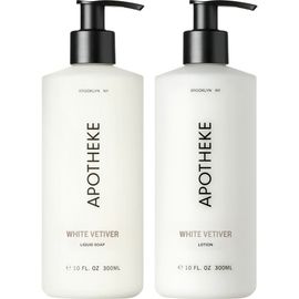 APOTHEKE APOTHEKE White Vetiver Liquid Soap & Lotion Set 