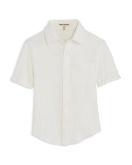 Appaman Appaman Boys' Beach Cotton Blend Button Down Shirt