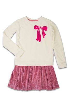 Appaman Appaman Kids' Bow Sweatshirt Dress