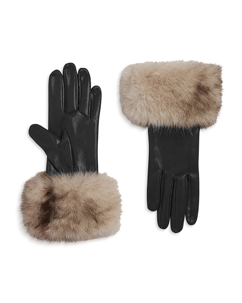 Apparis Apparis Betty Faux Fur Cuff Gloves
