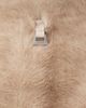 Apparis Apparis Blair Shaved Faux Mink Coat Latte Multi - 6