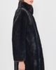 Apparis Apparis Blair Shaved Mink Coat Noir Multi - 4