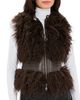 Apparis Apparis Cleo Mongolian Vest Deep Brown - 1