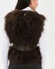 Apparis Apparis Cleo Mongolian Vest Deep Brown - 3