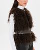 Apparis Apparis Cleo Mongolian Vest Deep Brown - 4