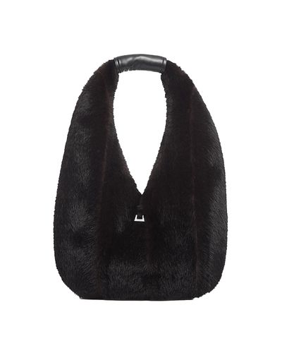 Apparis Apparis Colette Shaved Faux Mink Bag
