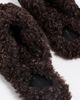 Apparis Apparis Demi Bouclette Mule Slippers Brown - 4