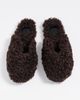 Apparis Apparis Demi Bouclette Mule Slippers Brown - 5
