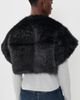 Apparis Apparis Devin Sable Shrug Noir One - 3