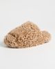 Apparis Apparis Dillon Bouclette Slides Camel - 2