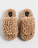 Apparis Apparis Dillon Bouclette Slides Camel - 5