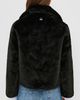 Apparis Apparis Elis Faux Fur Coat Noir - 3