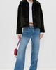 Apparis Apparis Elis Faux Fur Coat Noir - 5