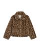 Apparis Apparis Girls' Elis Leopard Faux Fur Coat - 1