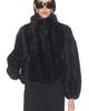 Apparis Apparis Iris Shaved Faux Mink Bomber - 1
