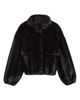 Apparis Apparis Iris Shaved Faux Mink Bomber Jacket - 3