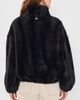 Apparis Apparis Iris Shaved Mink Bomber Jacket Noir Multi - 3