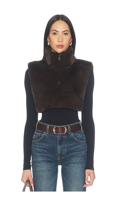 Apparis Apparis Jamie Faux Mink Dickey
