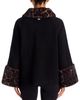 Apparis Apparis Judie Wool Faux Fur Trim Coat - 4