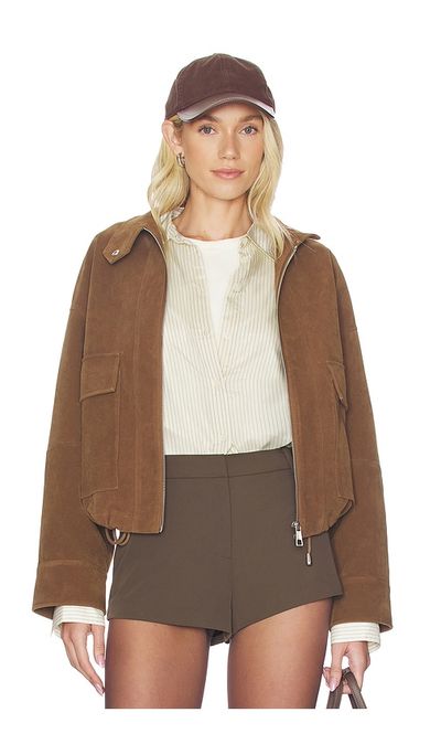 Apparis Apparis Kate Sans Suede Bomber Jacket
