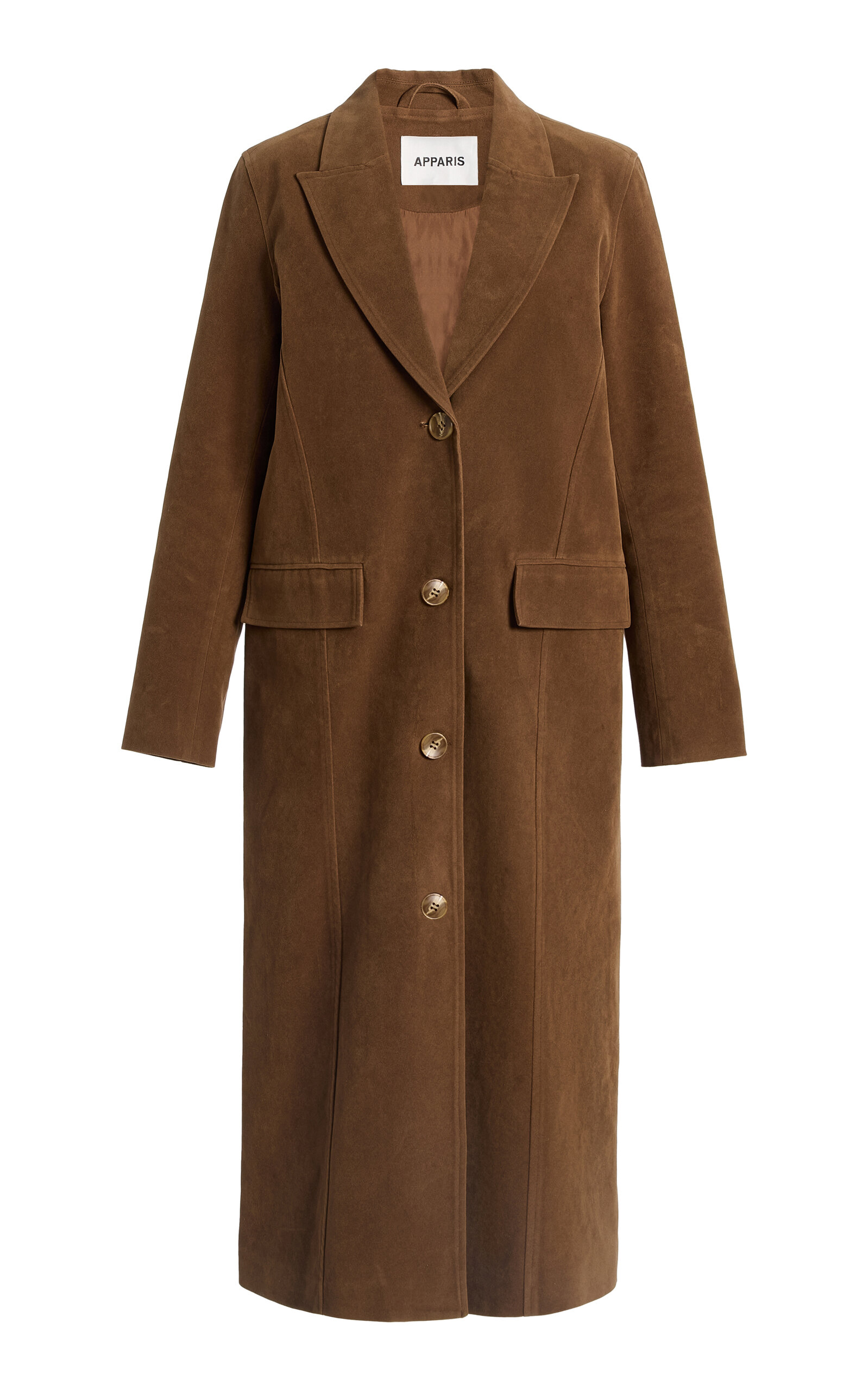 Apparis Apparis Lauren Faux Suede Overcoat