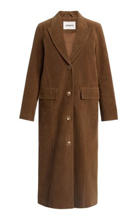 Apparis Apparis Lauren Faux Suede Overcoat