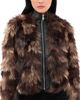 Apparis Apparis Lillet Patchwork Bomber Noir/Brown Multi - 1
