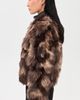 Apparis Apparis Lillet Patchwork Bomber Noir/Brown Multi - 4