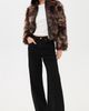 Apparis Apparis Lillet Patchwork Bomber Noir/Brown Multi - 5