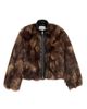 Apparis Apparis Lillet Patchwork Faux Fur Bomber Jacket - 5