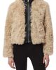 Apparis Apparis Lillet Pluche™ Bomber Jacket with Faux Leather Bib - 1