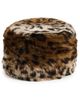 Apparis Apparis Margot Shaved Leopard Pillbox Hat Leopard Multi One - 1