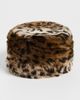 Apparis Apparis Margot Shaved Leopard Pillbox Hat Leopard Multi One - 2