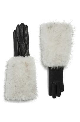 Apparis Apparis Robi Tipped Faux Fur Cuff Gloves