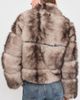 Apparis Apparis Sai Faux Mink Coat Grey Mink - 3