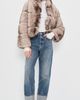 Apparis Apparis Sai Faux Mink Coat Grey Mink - 5