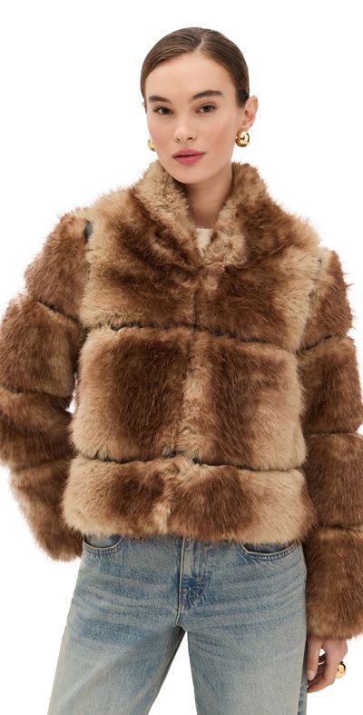 Apparis Apparis Sai Mink Coat Blonde Mink