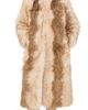 Apparis Apparis Solange Fox Maxi Coat Beige Multi - 1