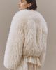 APPARIS Lillet Shag Faux Fur Bomber Jacket - 3