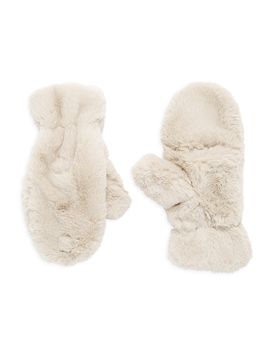 Apparis Women's Coco Lightweight Faux Fur Flip-Top Mittens