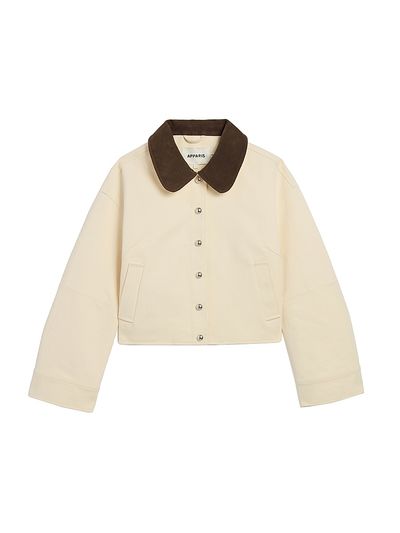 Apparis Women's Ella Canvas Cropped Jacket