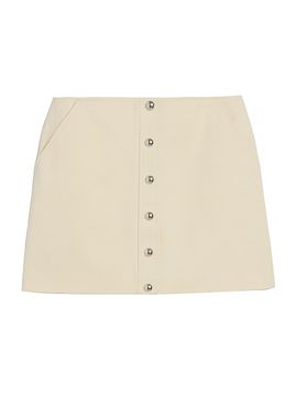 Apparis Women's Ella Cotton Canvas A-Line Miniskirt